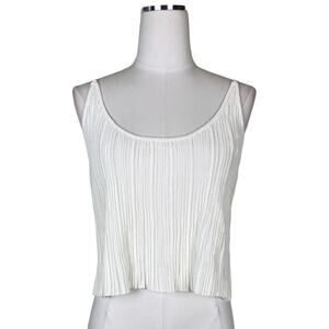 Intimately Free People Get to Know You White Cami Top Womens Large Spring Boho